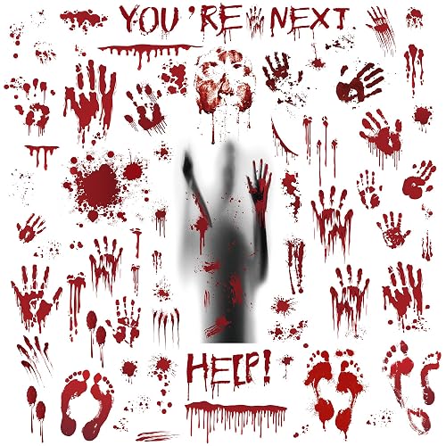 TRAPLACE 67 PCS Bloody Halloween Decor