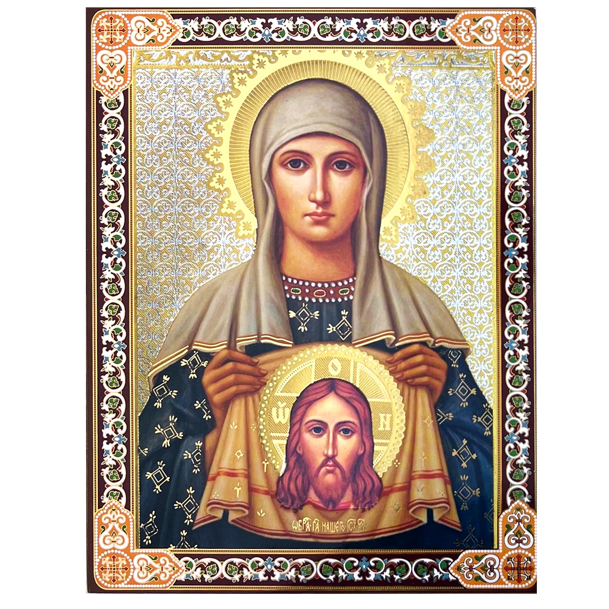 Amazon | ロシアアイコンイエスキリストイメージSt Veronica