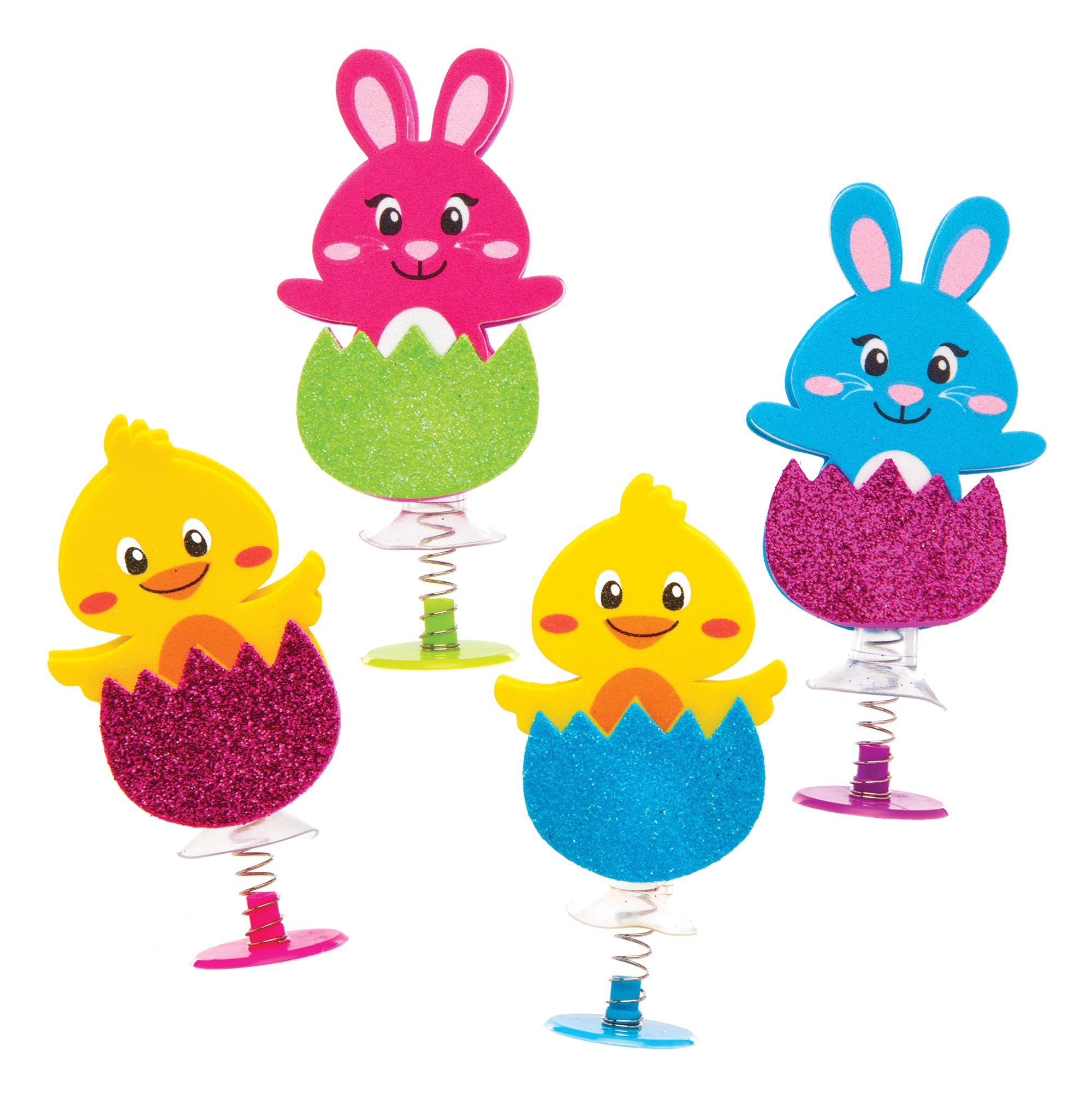 Baker Ross Rosenkranz-Bastelset – 3 Stück, Mit Glitzerblumen, Für Muttertag & Kinder