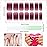 Maitys 336 Pieces 24 Sheets Full Wrap Nail Polish Strips Stickers Self Adhesive Gel Nail Strips Art Decals with File for Women DIY Decorations(Shiny Style)