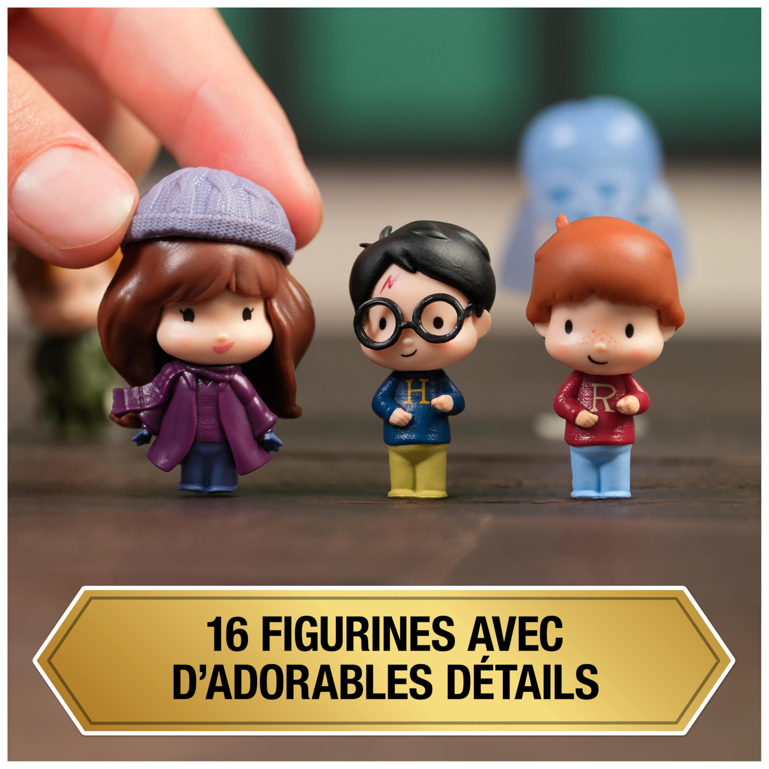 Wizarding World - Calendrier de l'Avent Harry Potter Moments Magiques - Calendrier de L'Avent pour Noël Avec 24 Surprises, Figurines Harry Potter Accessoire - Jouet Enfant 6 Ans et plus