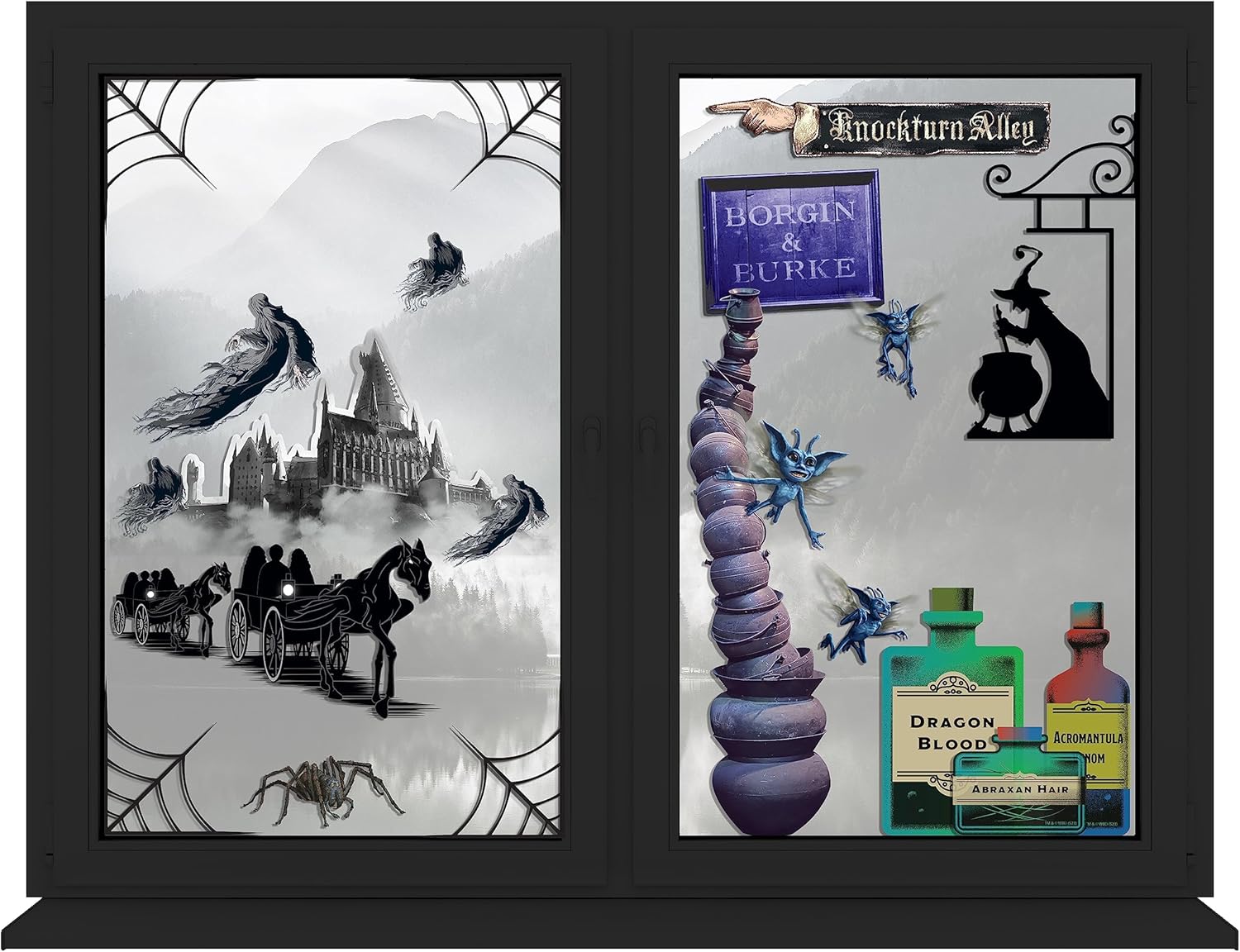 Conquest Journals Harry Potter Halloween Window Cling Set