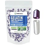 XPRS Nutra Size 2 Empty Capsules - 500 Count Empty Gelatin Capsules - Pills DIY Capsule Filling - Pure Bovine Pill Gel Caps for Do-It-Yourself Supplements (Pearl Purple/White)