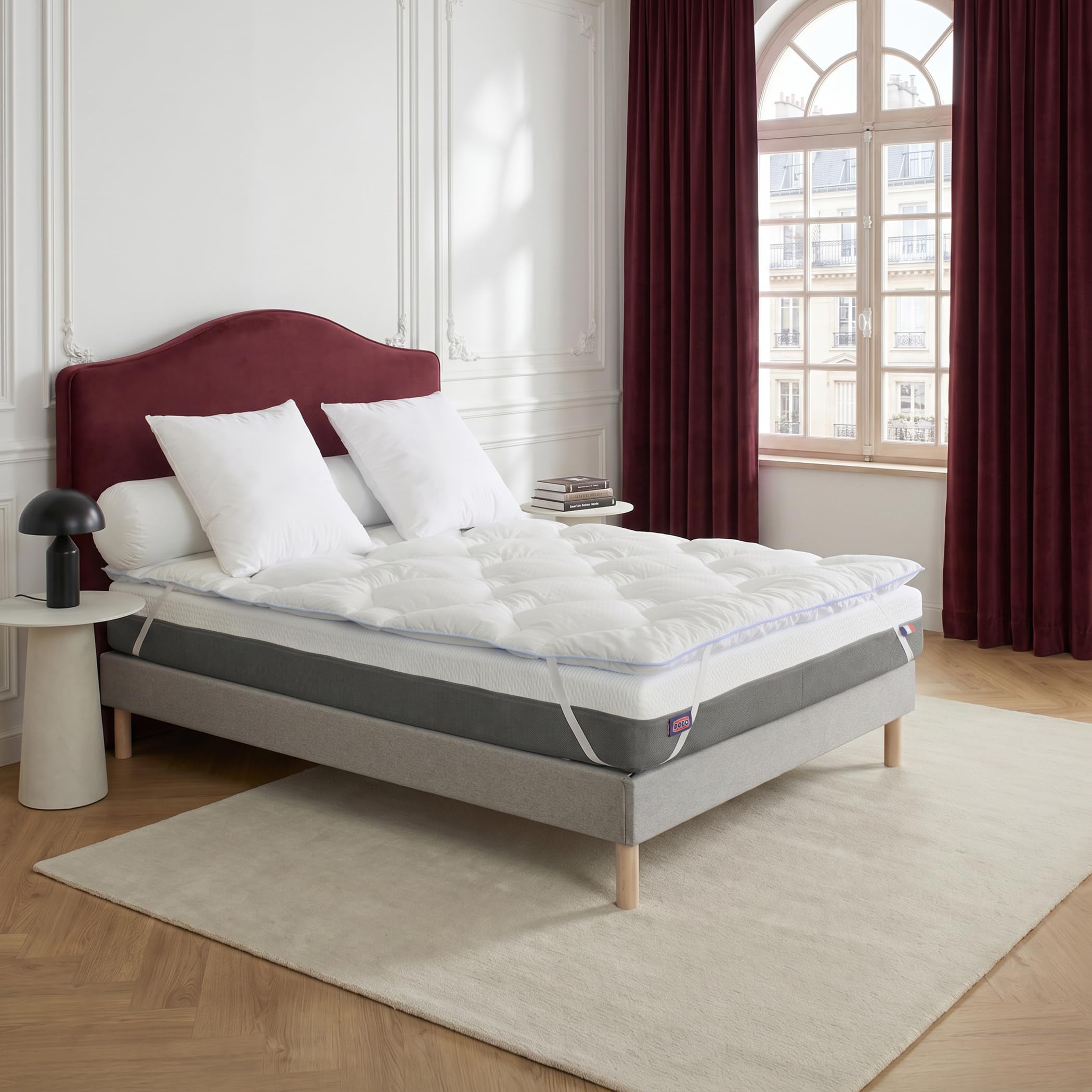 DODO - Surmatelas 4 cm FlipCool Réversible 140x190 cm - Polyester recyclé