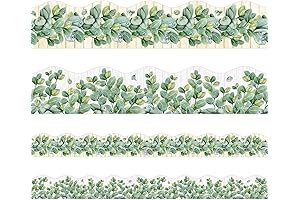 Eucalyptus Bulletin Board Border - Rustic Greenery Classroom Border Decoration