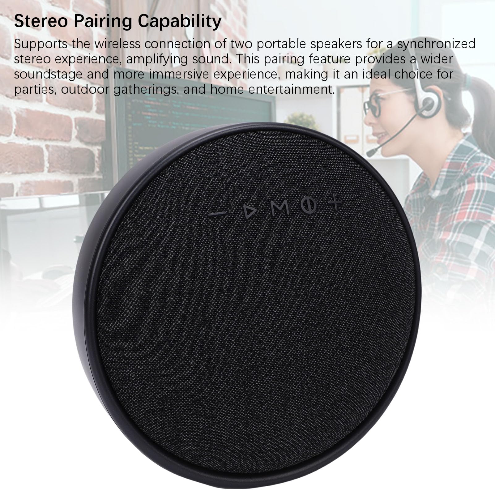 Casse Bluetooth Portatile 60W Wireless Stereo Speaker, Ottima Qualità