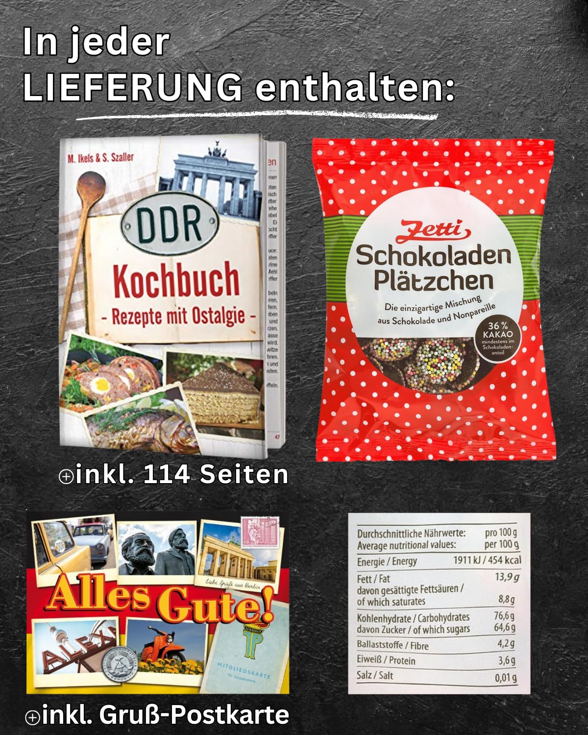 Zetti Schokoladen Plätzchen - 30x 150g Knuspergebäck mit Zucker-Dragees