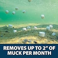 Vista 5 de Airmax MuckAway, removedor natural de mugre para estanques, limpia y elimina mugre y lodo, tabletas de bacterias y enzimas fáciles de usar, seguro