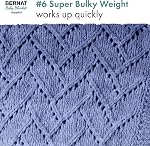 Bernat Baby Blanket Dappled Crocus Faerie Yarn - Ball of 300g/10.5oz - Polyester - 6 Super Bulky - 220 Yards - Knitting/Crochet