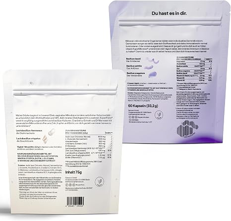 fairment SuperMikroben Plus 60 Capsules & Fairment SuperFlora - 75 g