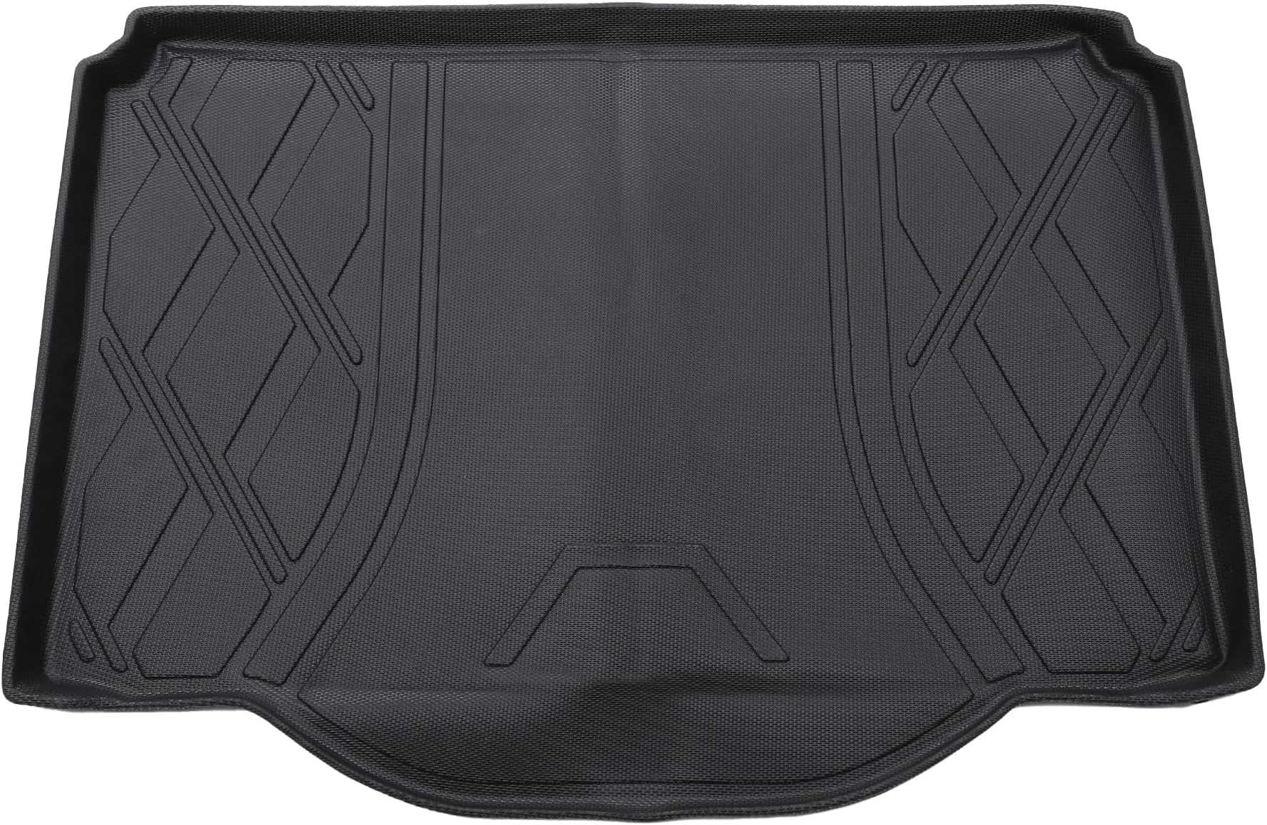 X AUTOHAUX Flat Face Cargo Liner Rear Trunk Mat Trunk Cargo Luggage Boot Tray Mat Diamond Pattern for Chevy Trax 2014-2022 for Buick Encore 2013-2022 Anti-Slip