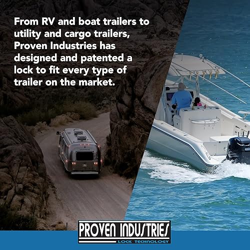 Miniatura 8 de Proven Industries Modelo 2516-AS - Cerradura de remolque se adapta 1997-2019 2 acopladores Airstream de 516 pulgadas fabricados en los Estados