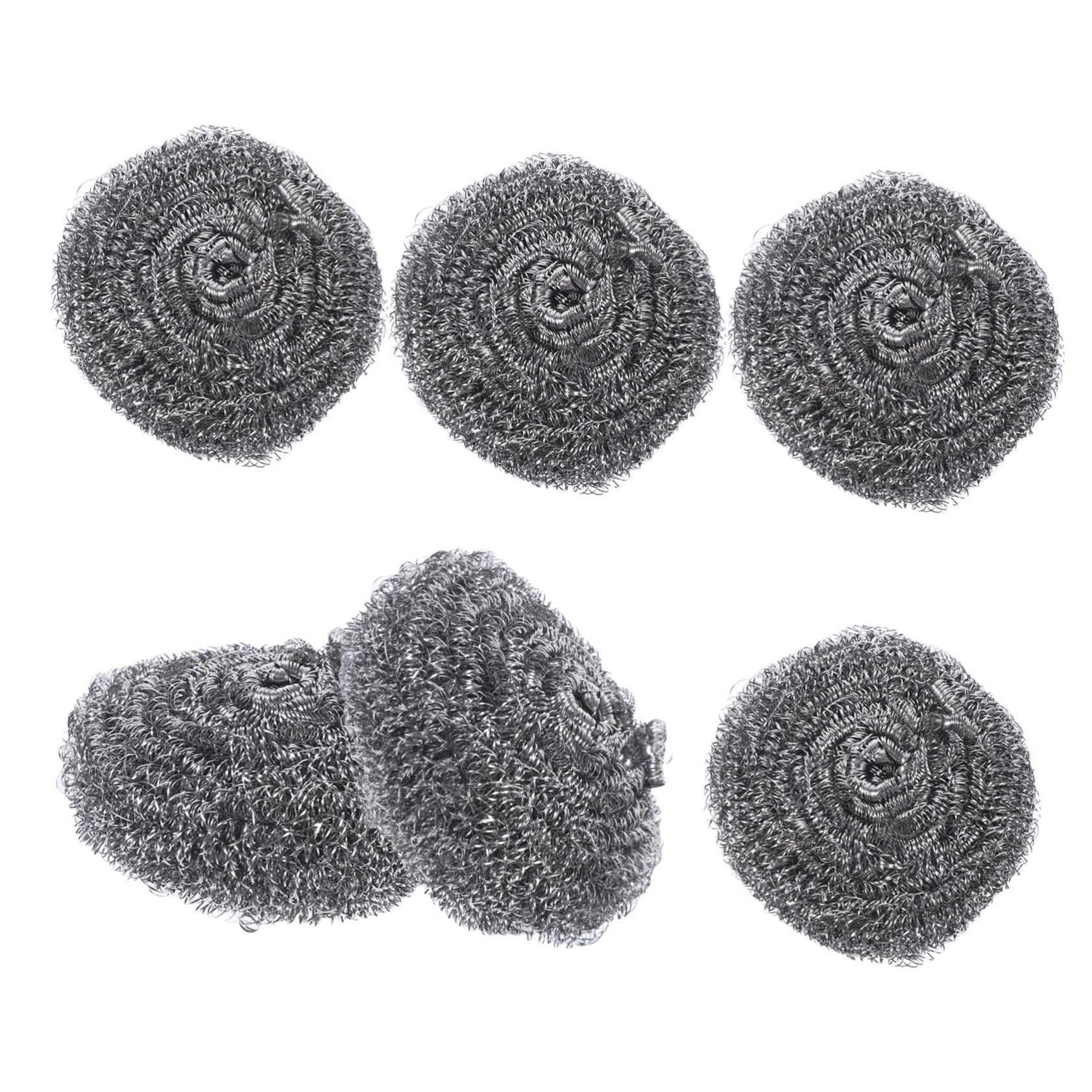Cabilock Estropajos Inoxidable para Limpieza De Ollas Y Sartenes Fregadores De Cocina Efectivos para Grasa Y Suciedad Accesorios Esenciales De Cocina 6 Piezas X 4