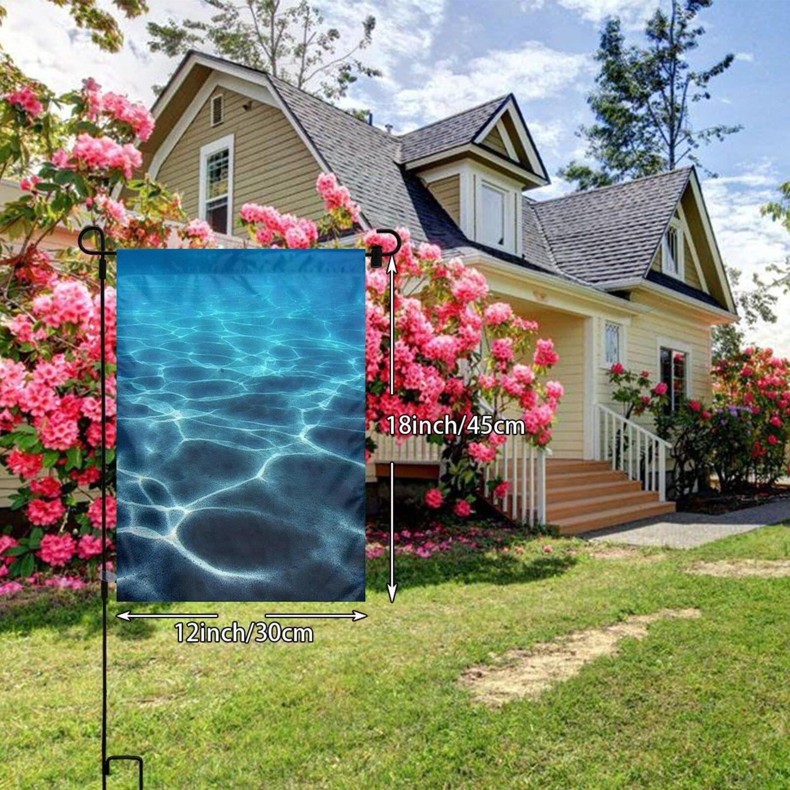 ZAEW Halloween-Gartenflagge „Boo Cat“ – 30,5 X 45,7 Cm, Doppelseitig, Wetterfest, Leinenmaterial