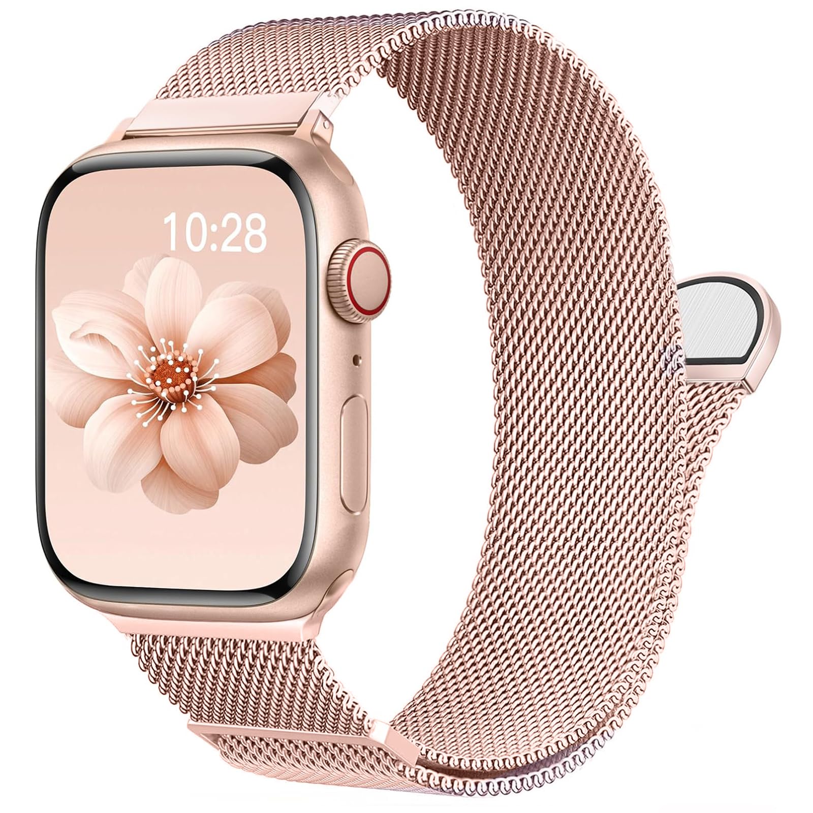 Band Compatible with Apple Watch Straps 46mm 38mm 40mm 41mm 42mm 44mm 45mm 49mm for Women Men, Magnetic Adjustable Metal Bands for iWatch Strap Series 11 10 9 8 7 6 5 4 Ultra SE 3 2 1