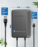 Vista 6 de SUNVIE 100W Low Voltage Landscape Transformer Weatherproof Low Voltage Transformer with Photocell & Timer 120V AC to 12V DC Landscape Lighting