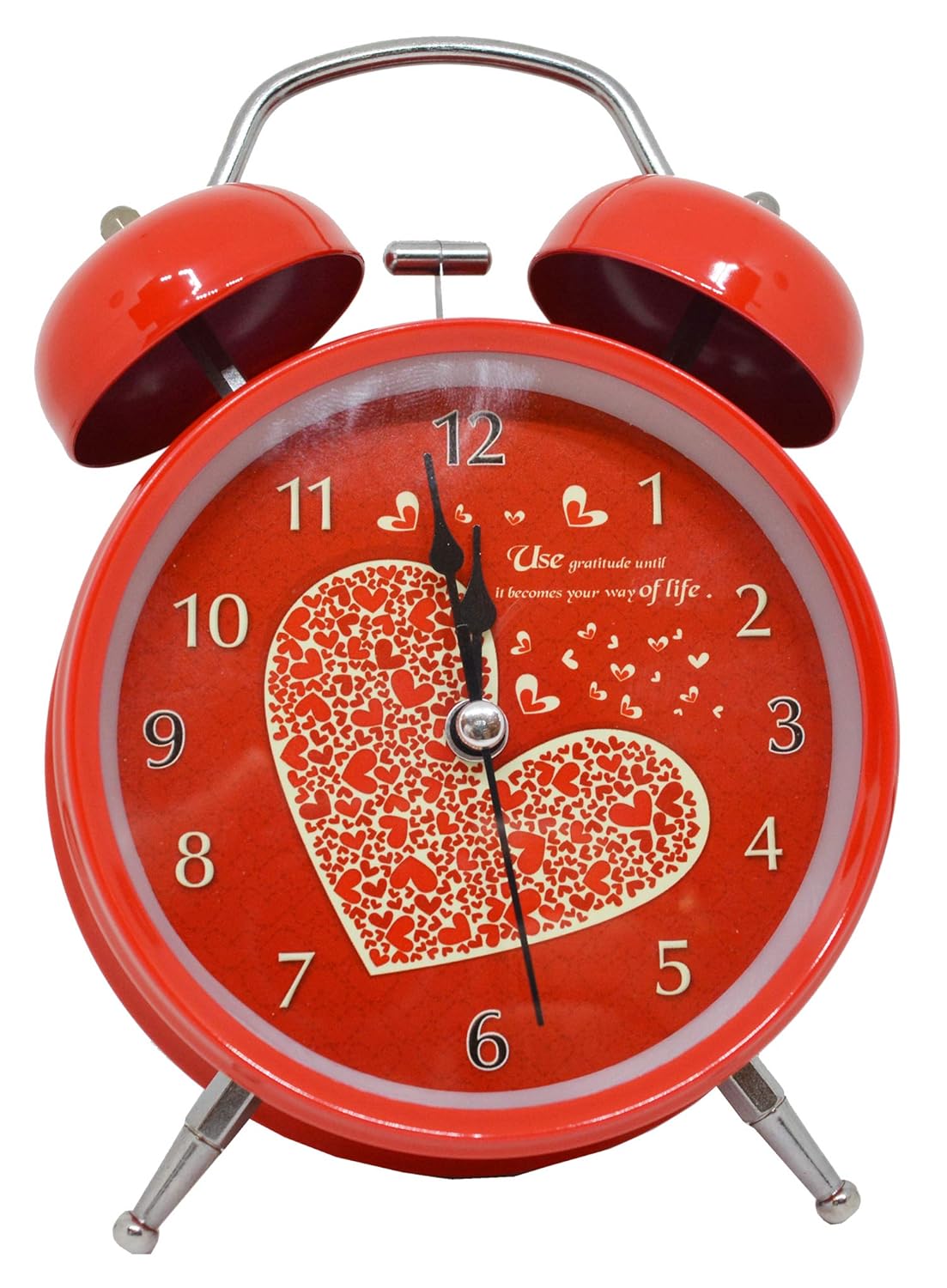 Buy Saubhagya Global Analogue 16cm Red Dial Vintage Look Table Alarm