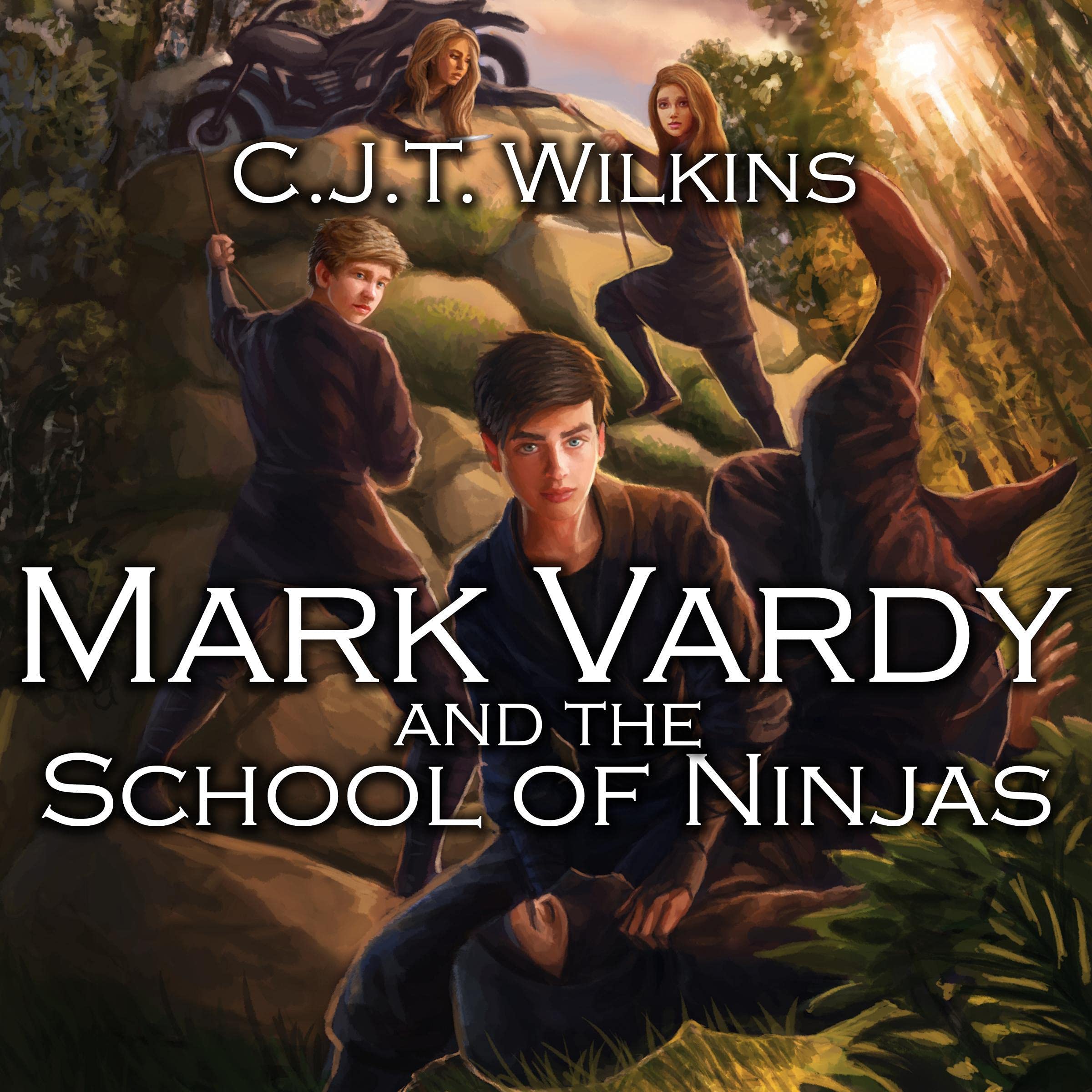 Cover art for Mark Vardy and the School of Ninjas