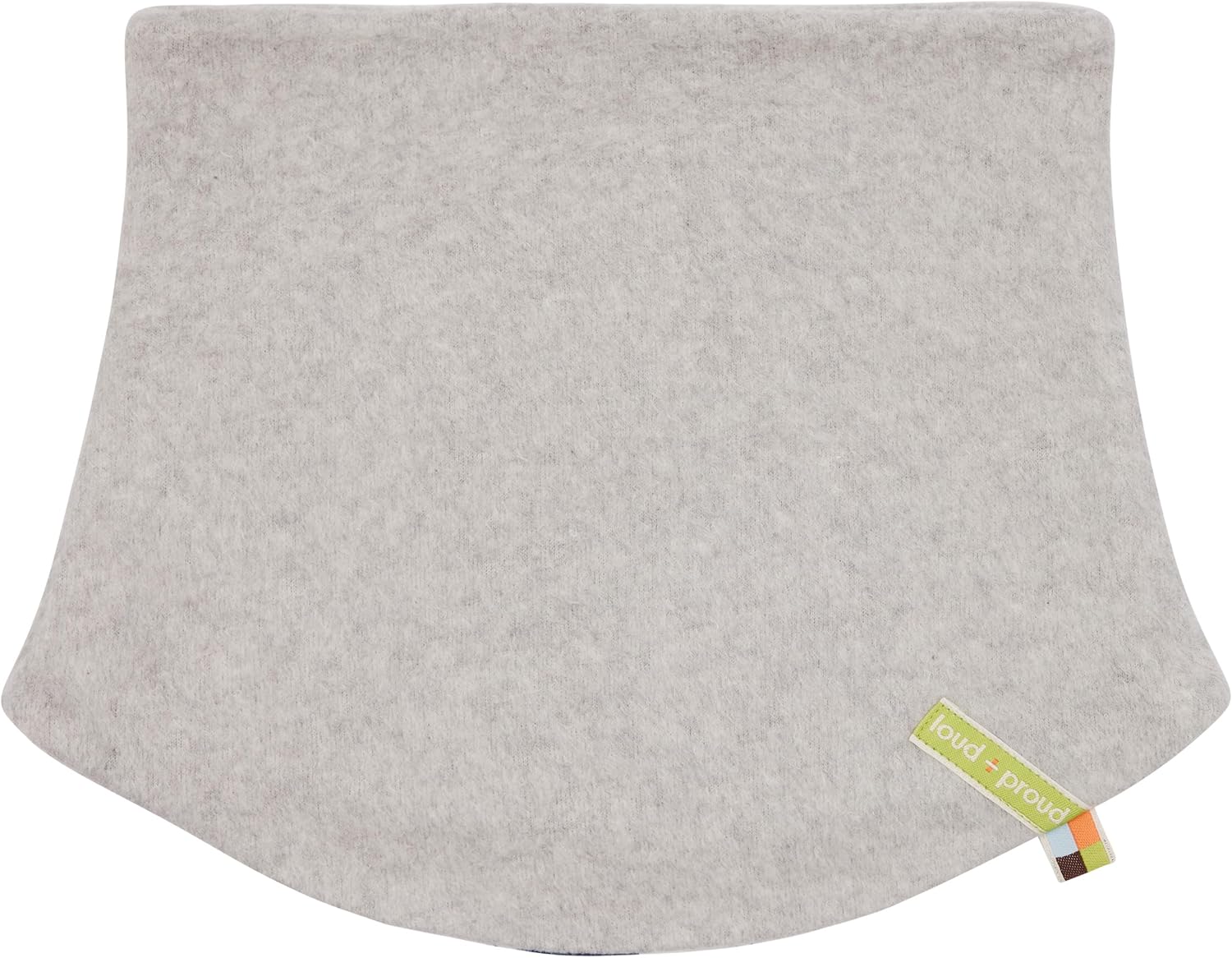 Loud + Proud Bio Baumwoll-Fleece Schlauchschal - Wende-Schal GOTS Zertifiziert