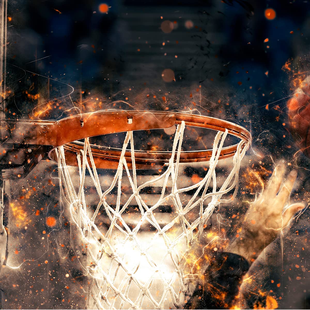 Muralo Papel Pintado Autoadhesivo Baloncesto - 368x254 cm