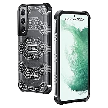 Wlons [Military Protective&Shockproof] Designed for Samsung Galaxy S22 Pro 2022 Case Full Body Military Grade Heavy Duty Cover for Galaxy S22 Pro 5G for Men-Black