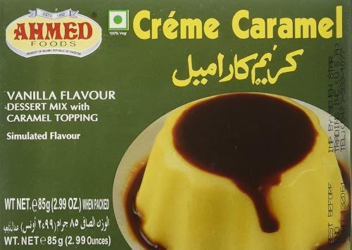 AHMED Gelatina halal de caramelo Crème, 3.00 oz (paquete de 12)