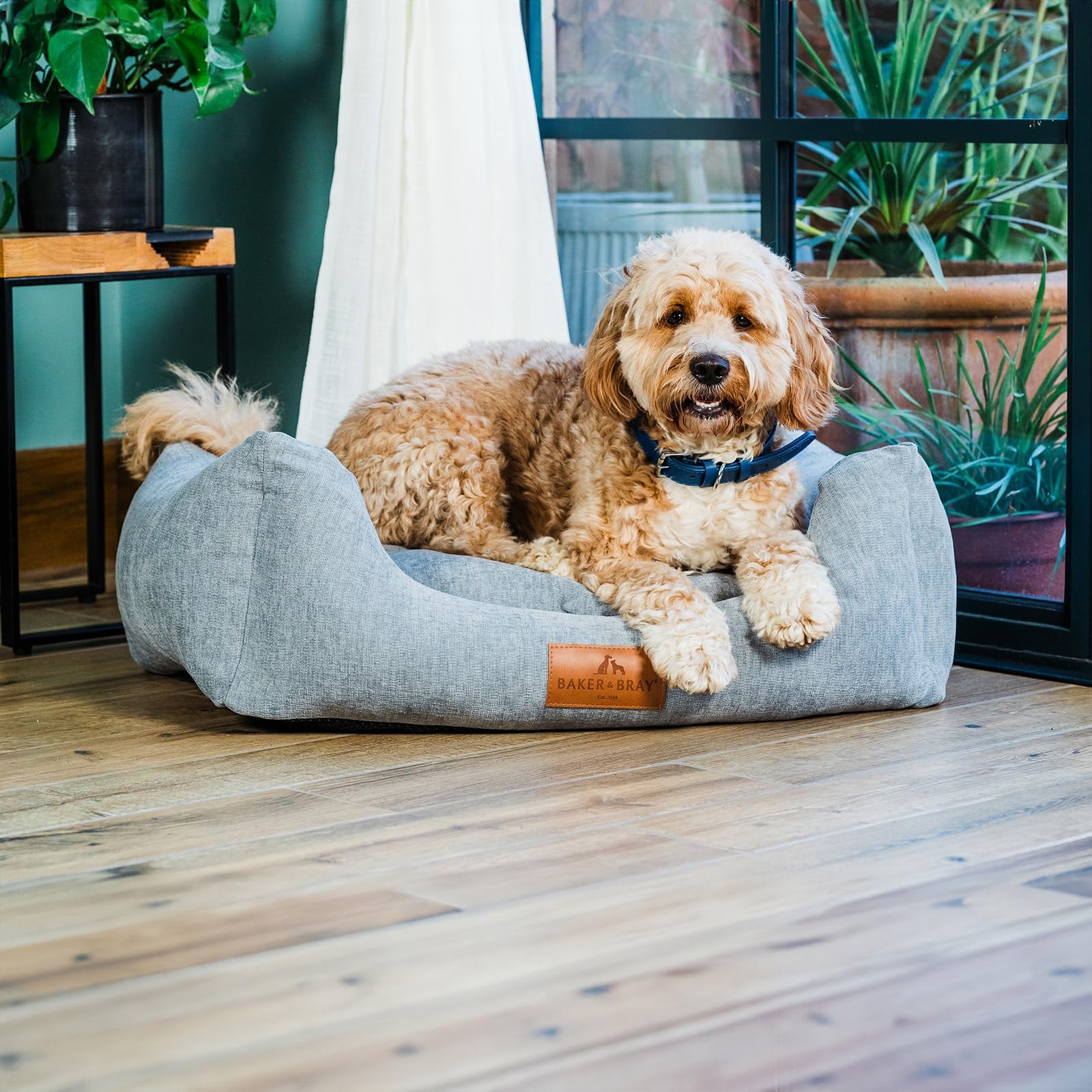 Baker and Bray - The Ultimate - Eco Friendly Orthopaedic Luxury Dog Bed. Handmade in Europe. Stone Grey (Large/Extra-Large up to 35 kg).
