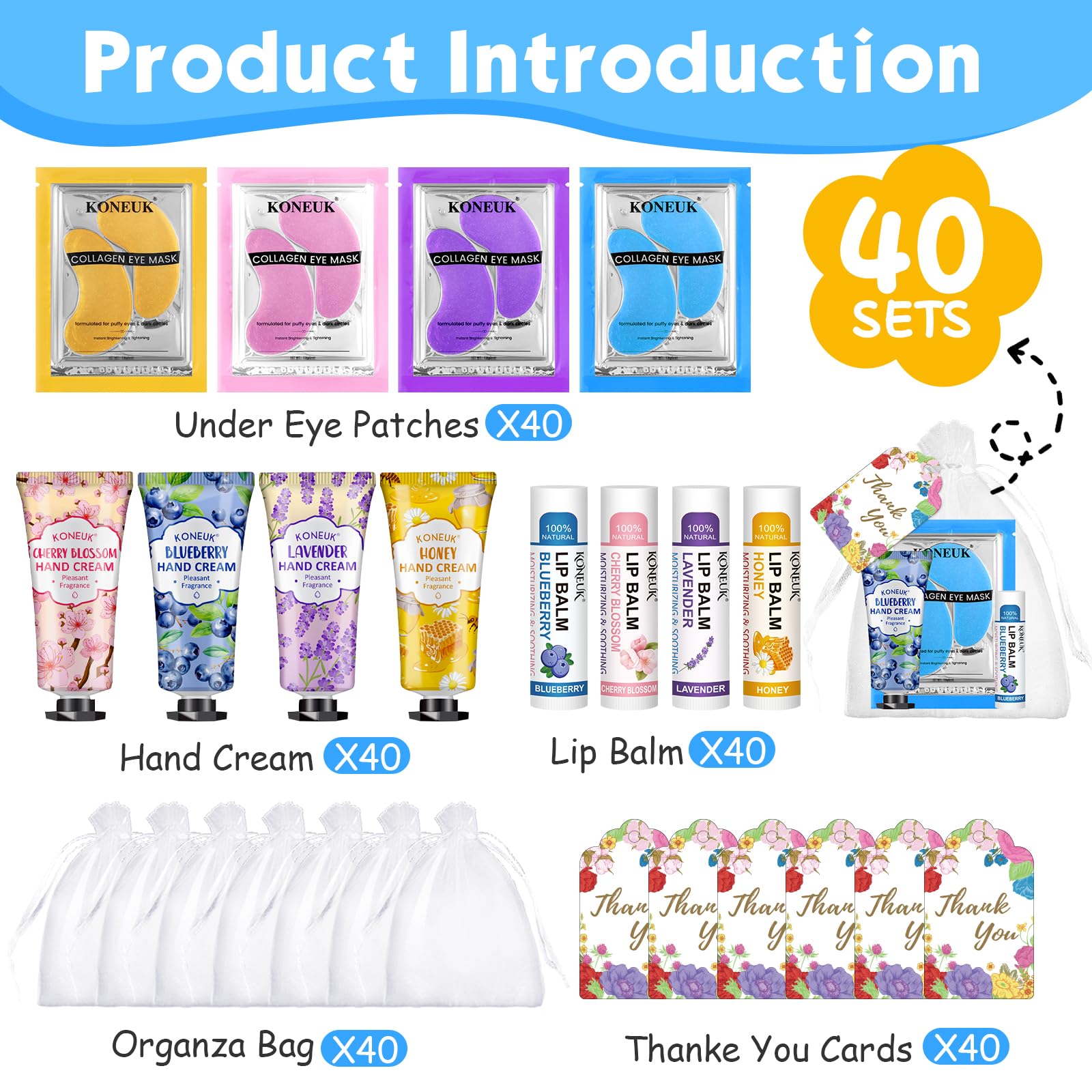 Under Eye Patches and Self-Care Gift Set