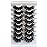 Gmagictobo False Eyelashes 20MM Lashes Dramatic 3D Faux Mink Lashes Wispy Eyelashes Long Thick Volume 8 Pairs Soft Handmade Strip Eye Lashes Pack