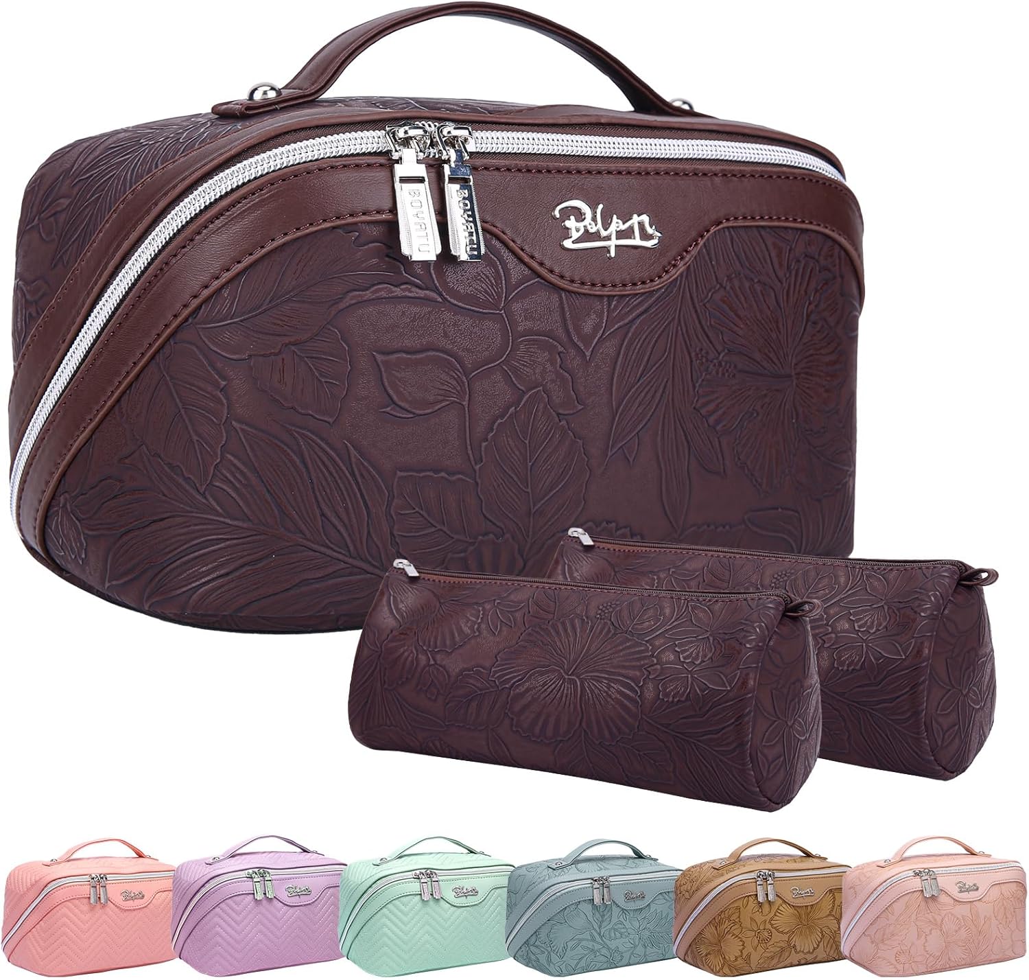 Toiletry Bag Boyatu Leather Bags BOYATU Travel Makeup Bags