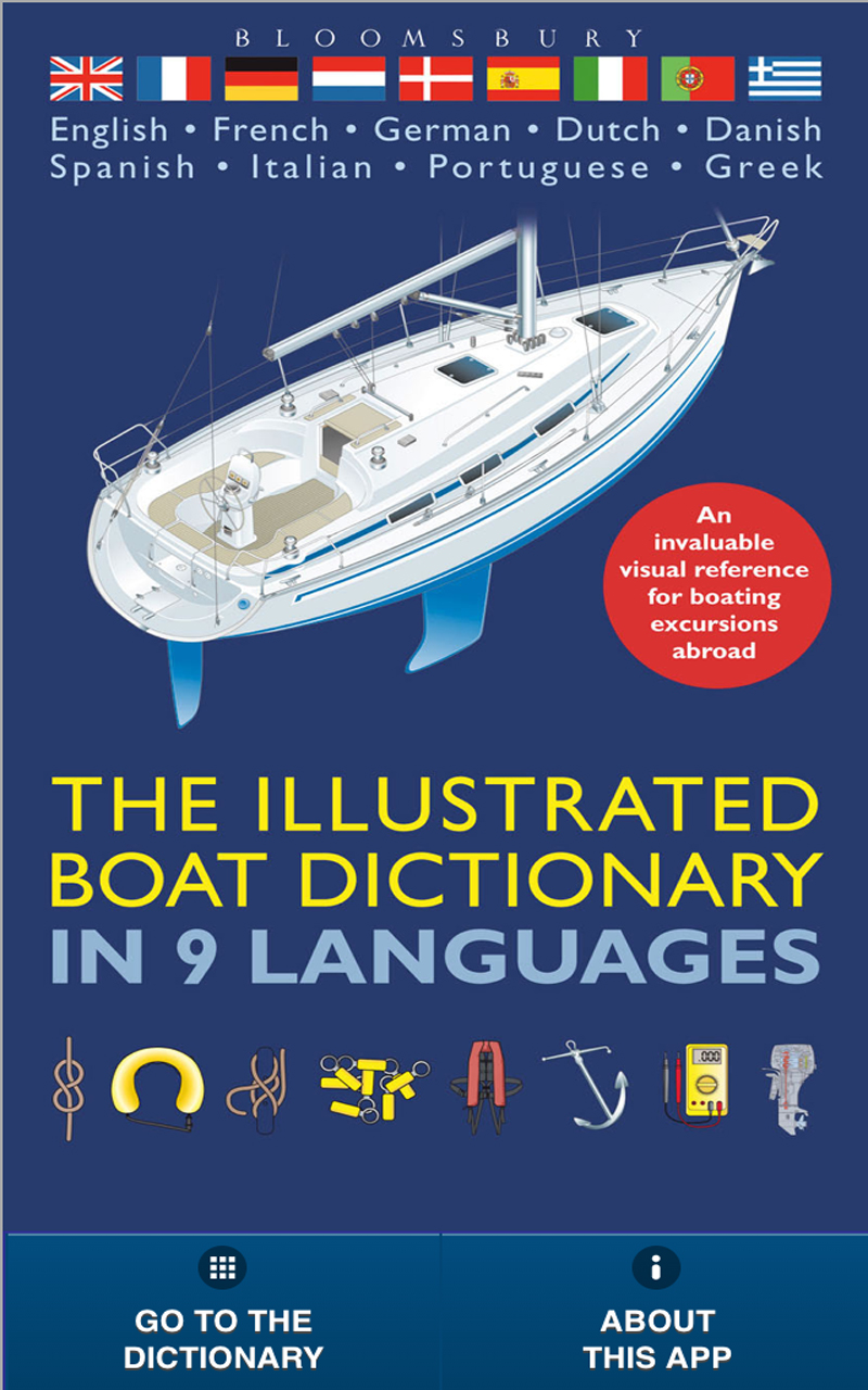 The Illustrated Boat Dictionary in 9 Languages by Adlard Coles Nautical