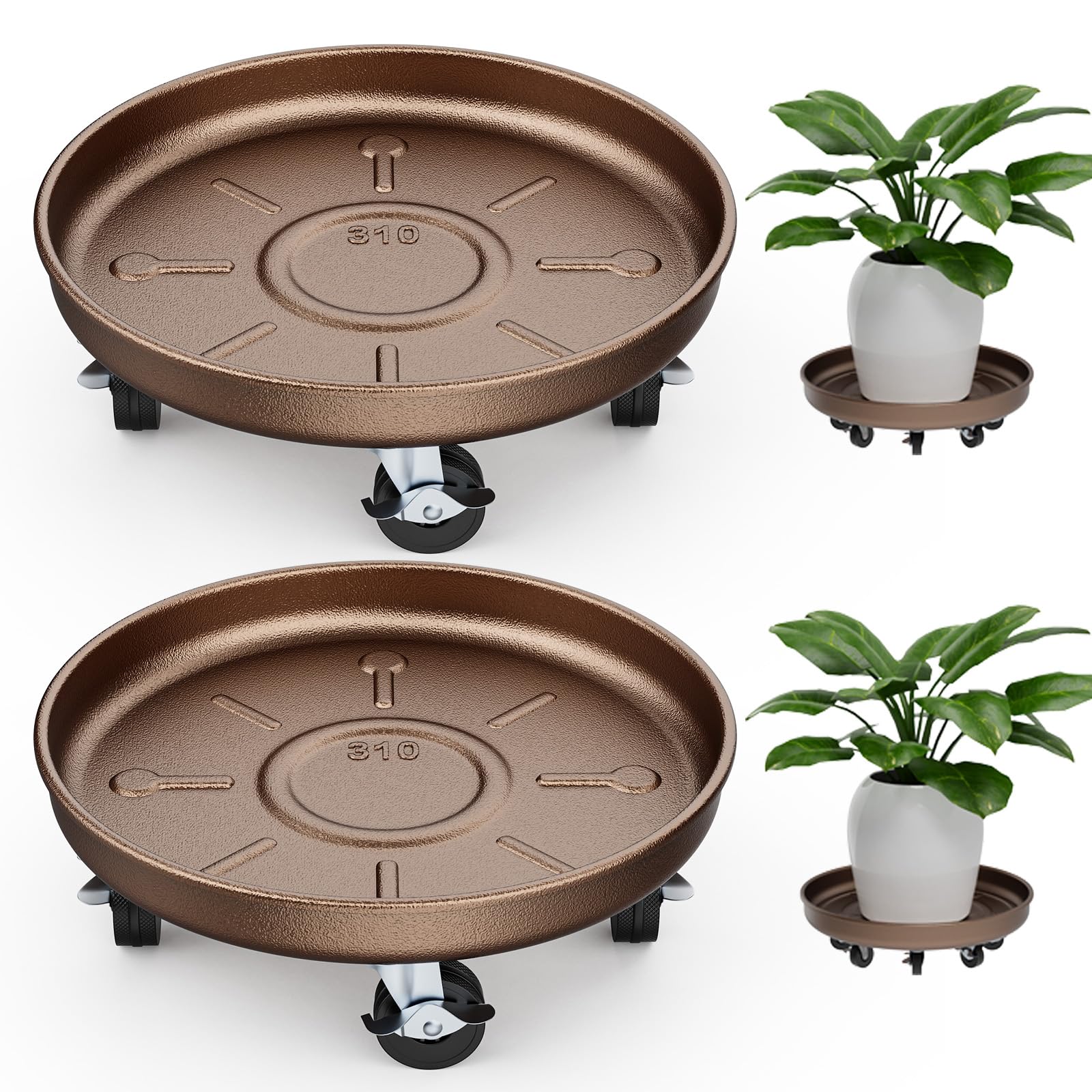 Parsagi Rolling Plant Caddy