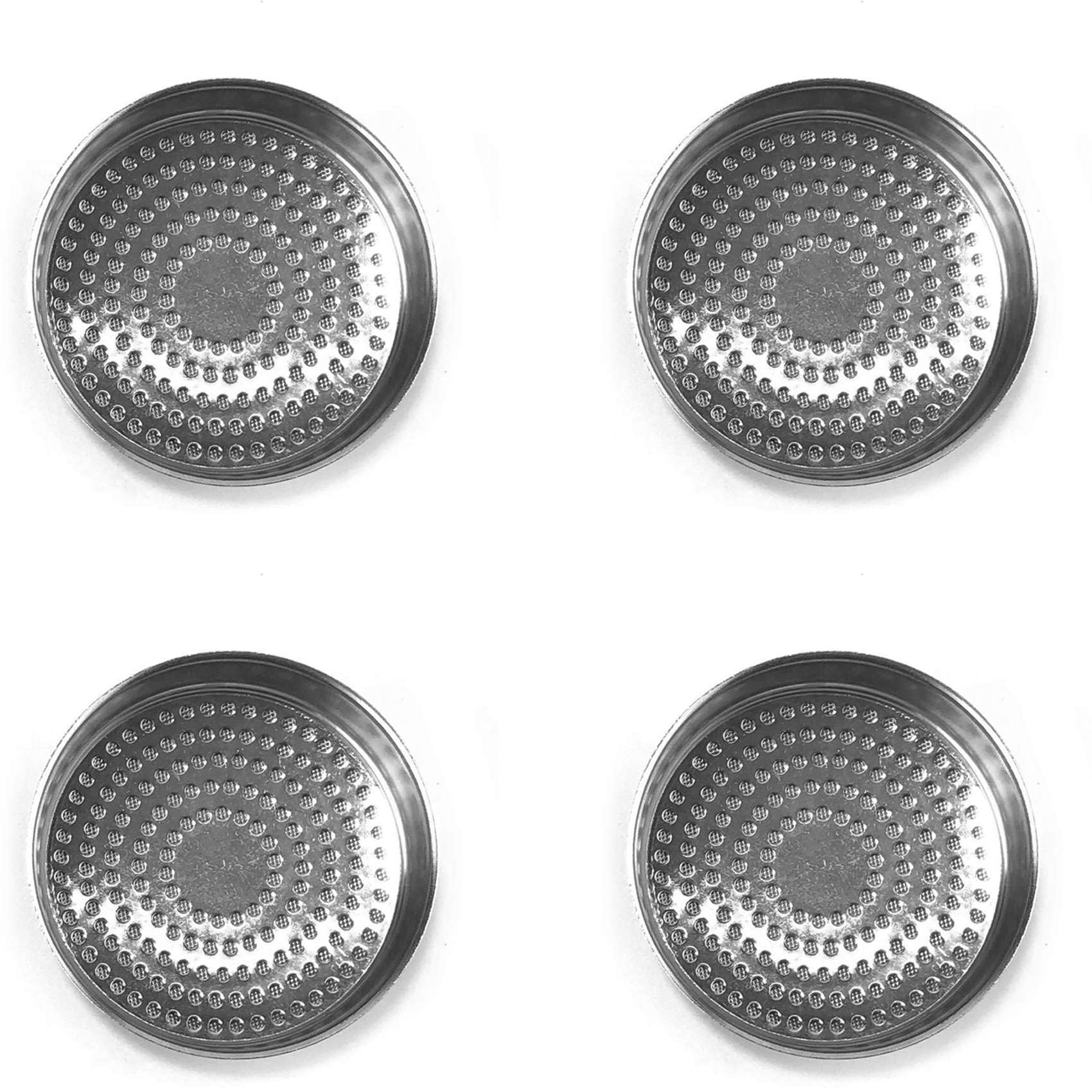 Vjsujehgy 4pcs 58MM Concave Water Diversion Net for Faema,Wega,Expobar, Espresso Coffee Group Head Shower Screen