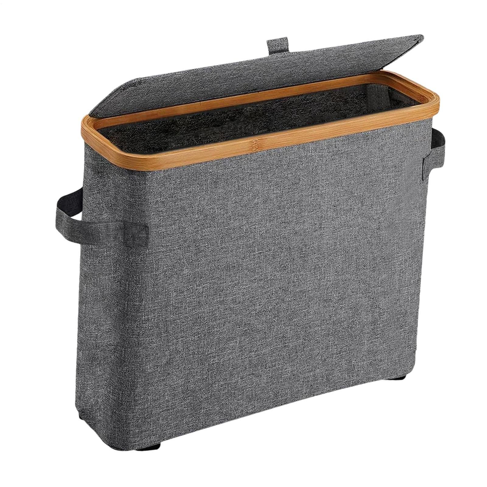 Panier de rangement salle de bain porte-accessoires et support papier toilette sur pied