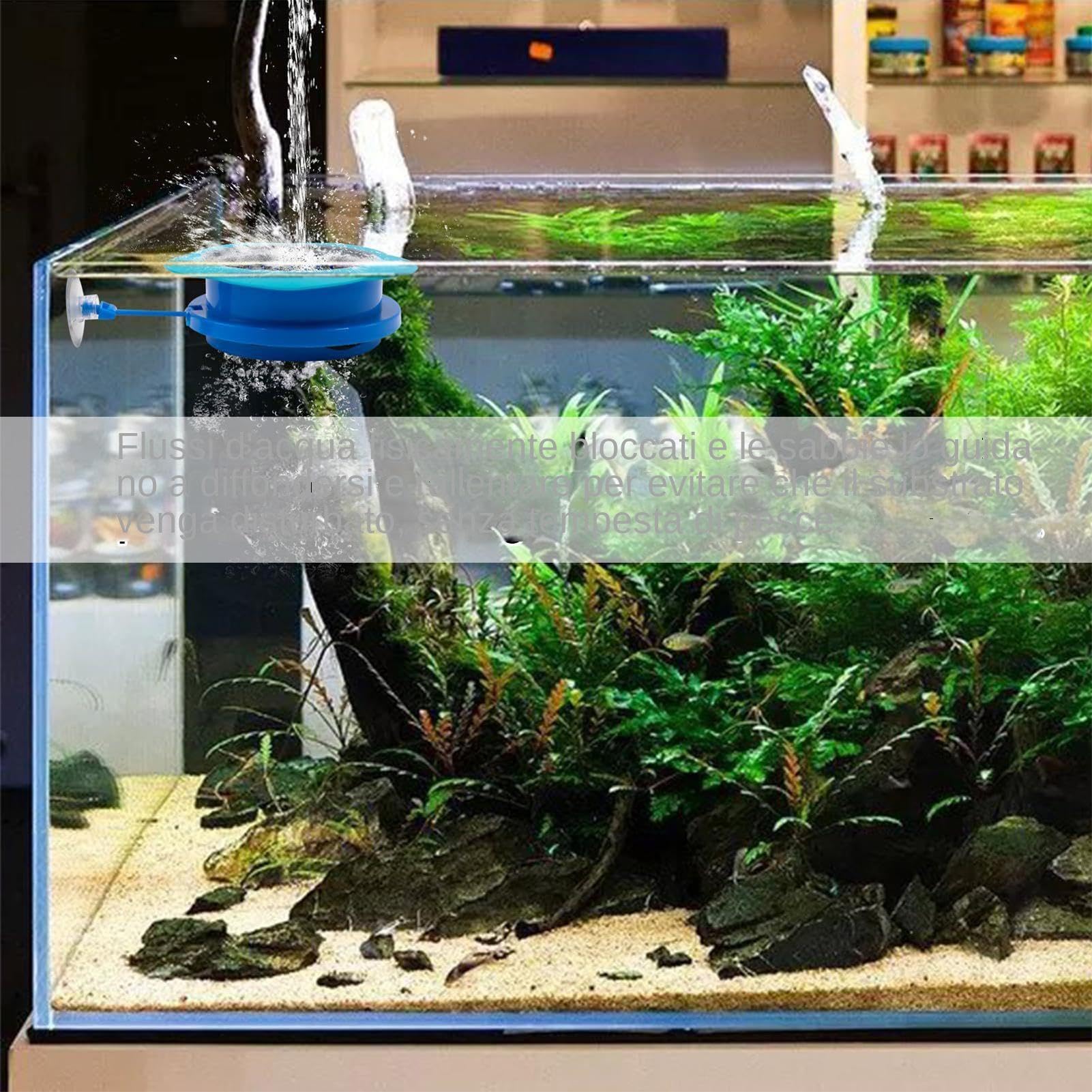 Déflecteur pour le débit d'eau d'aquarium - Contrôleur de débit d'eau pour aquarium, outil de changement d'eau sûr et inodore pour protéger le gravier, les aquatiques et les d