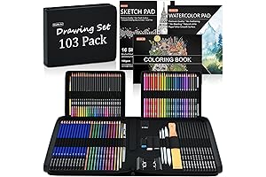 Shuttle Art 100+ Pcs Enchanting Art Kits for Girls Ages 12-14