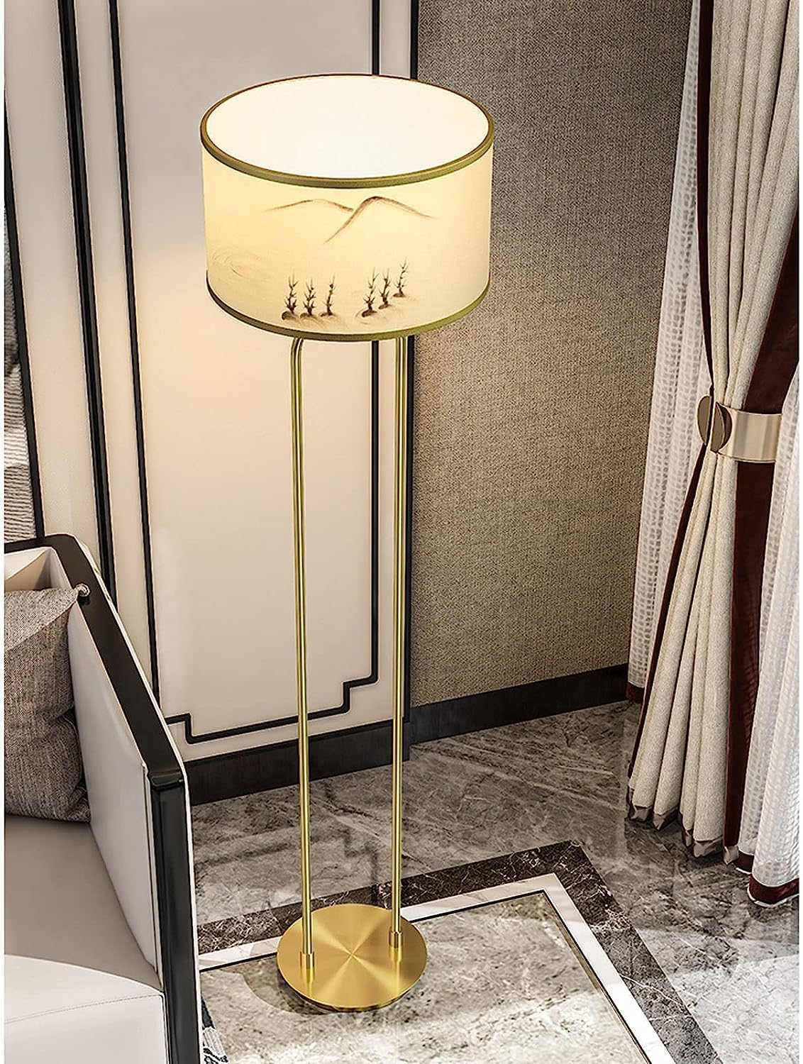 Lampa Stojąca Lampa Stojąca Z Przełącznikiem Nożnym Lampki Do Czytania Narożne Wysoka Lampa Słupowa Do Salonu Sypialnia Biurowa Lampa Podłogowa
