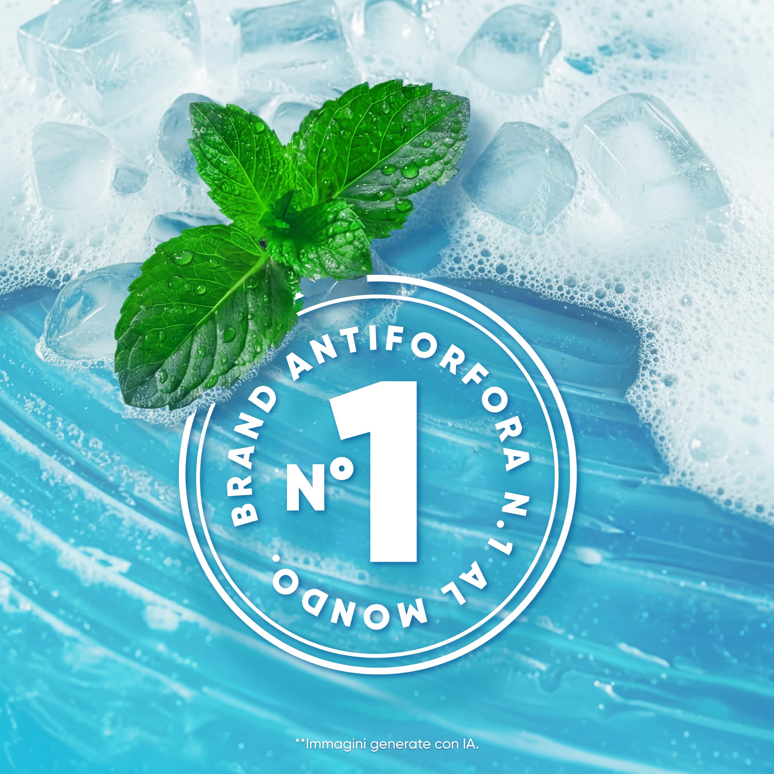 Head & Shoulders Menthol Fresh Shampoo Antiforfora 250ml Formato Convenienza X6, Uso Quotidiano. Fino al 100% Protezione dalla Forfora. Clinicamente Testato. Tutti i Tipi di Cute e Capelli