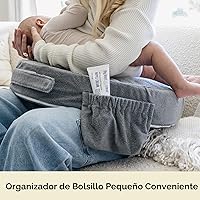 Vista 2 de My Brest Friend - Cojín de lactancia Deluxe - Confort mejorado con funda extraíble - Almohada ergonómica para lactancia para el máximo soporte