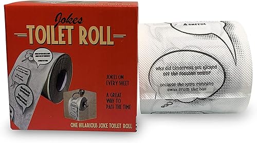 Hapros - Rollo de papel higiénico con diseño de chistes