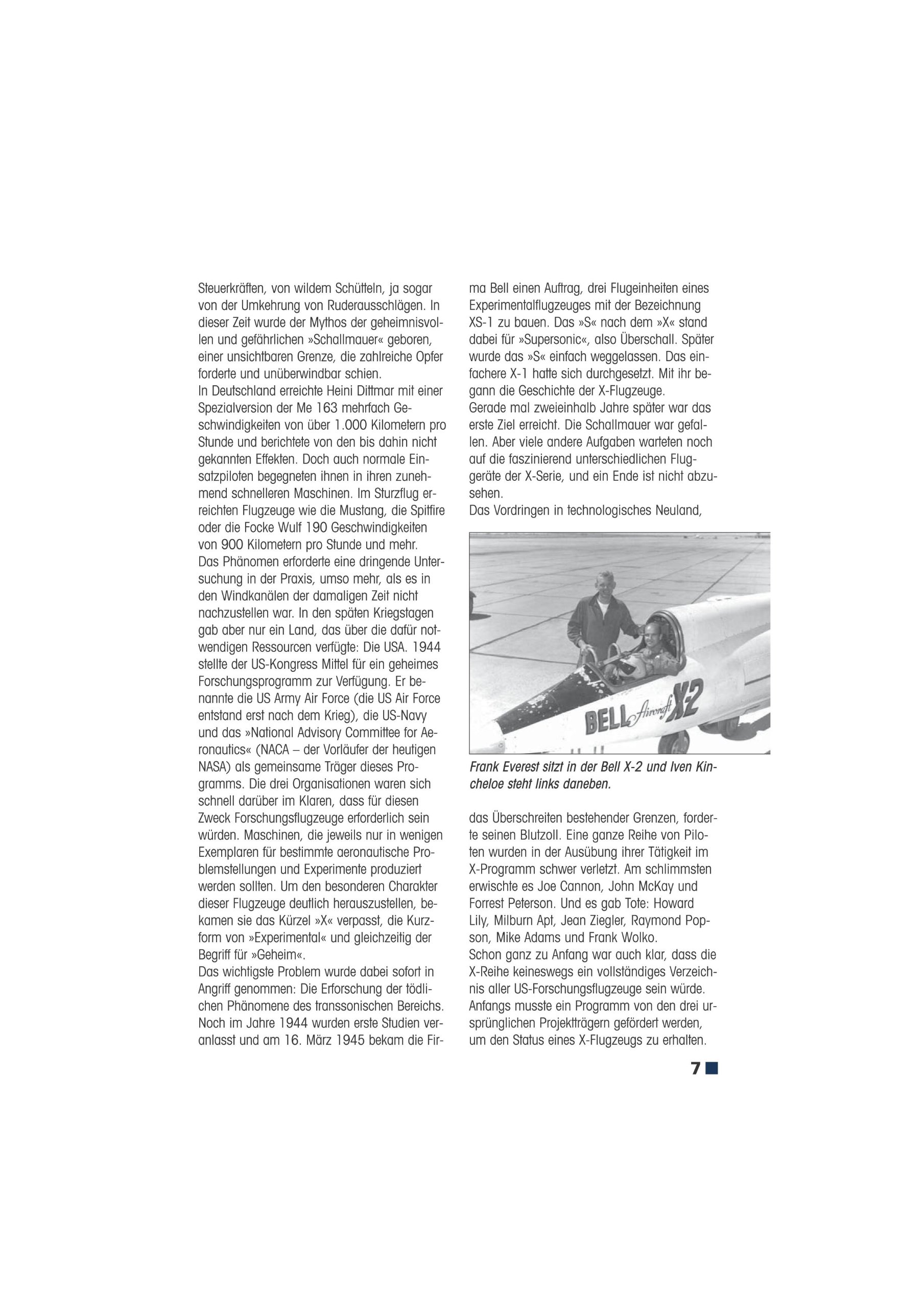 X-Planes: Experimentelle Fluggeräte seit 1946 (Typenkompass)