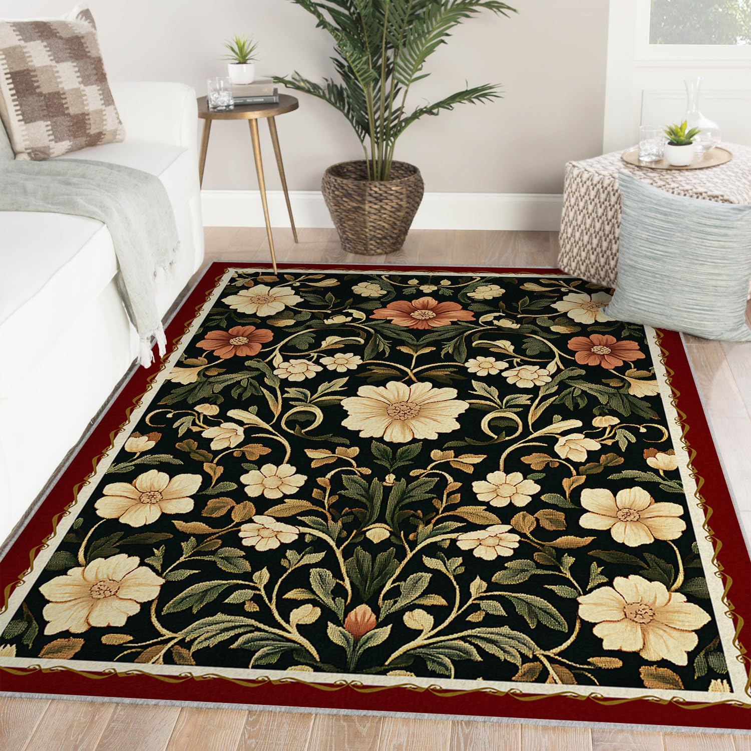 Moquette de décoration bohème 90x150 pour couloir et jardin