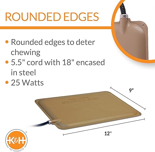 Miniatura 2 de K&H Pet Products Almohadilla térmica y cubierta eléctrica para animales pequeños