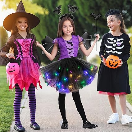 Disfraz De Murciélago Para Niña Disfraz De Halloween Niña Alas