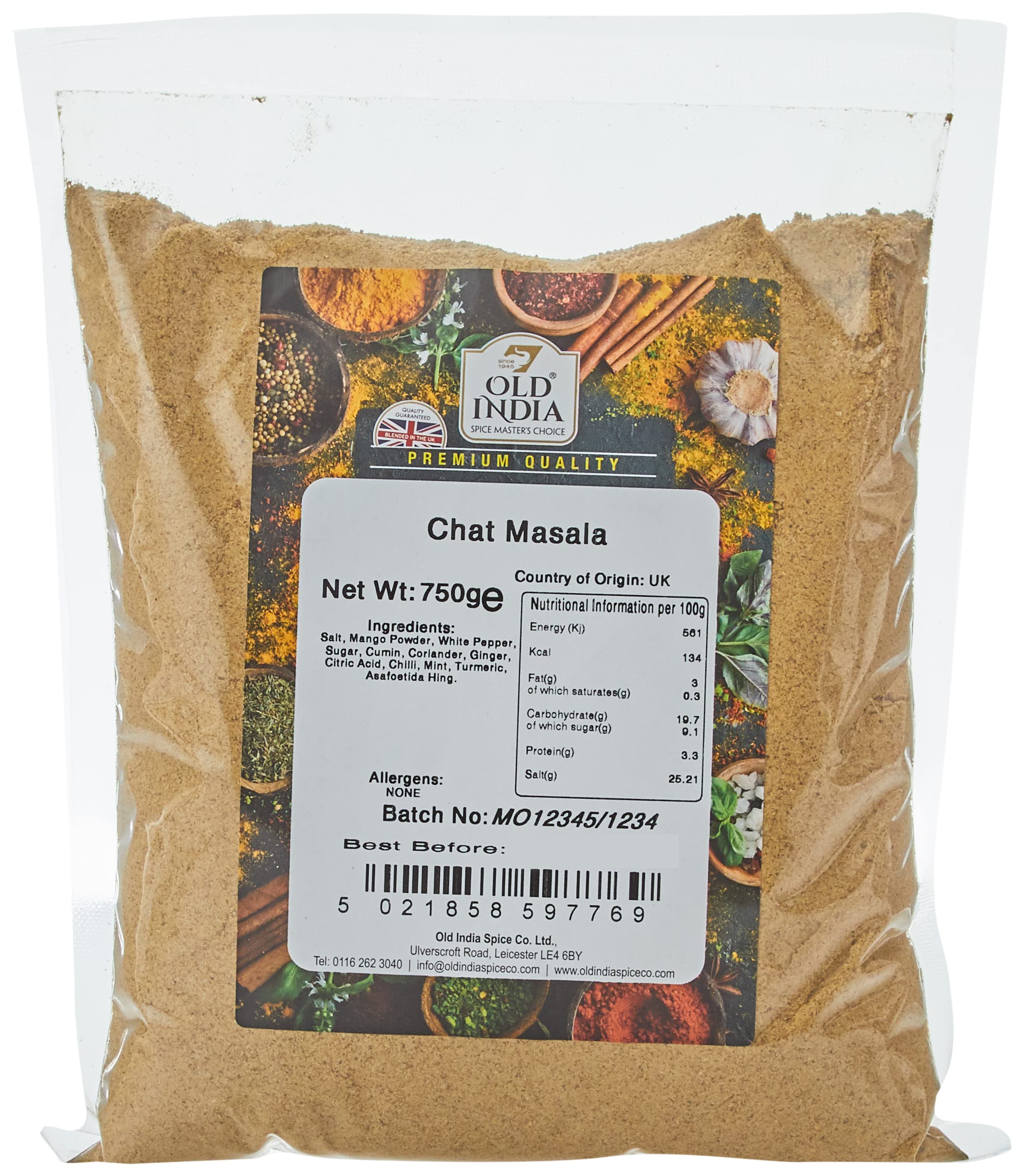 Old India Chat Masala 750g