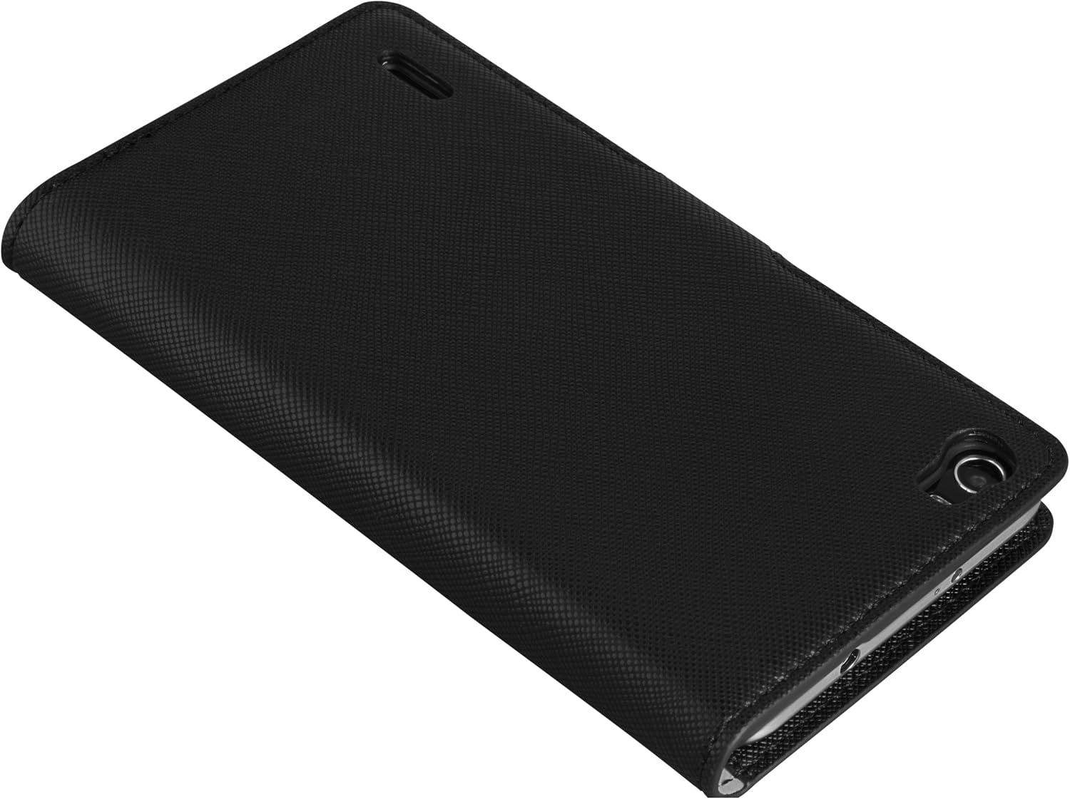 mumbi Book-Style Case Compatible with Honor 6 Black