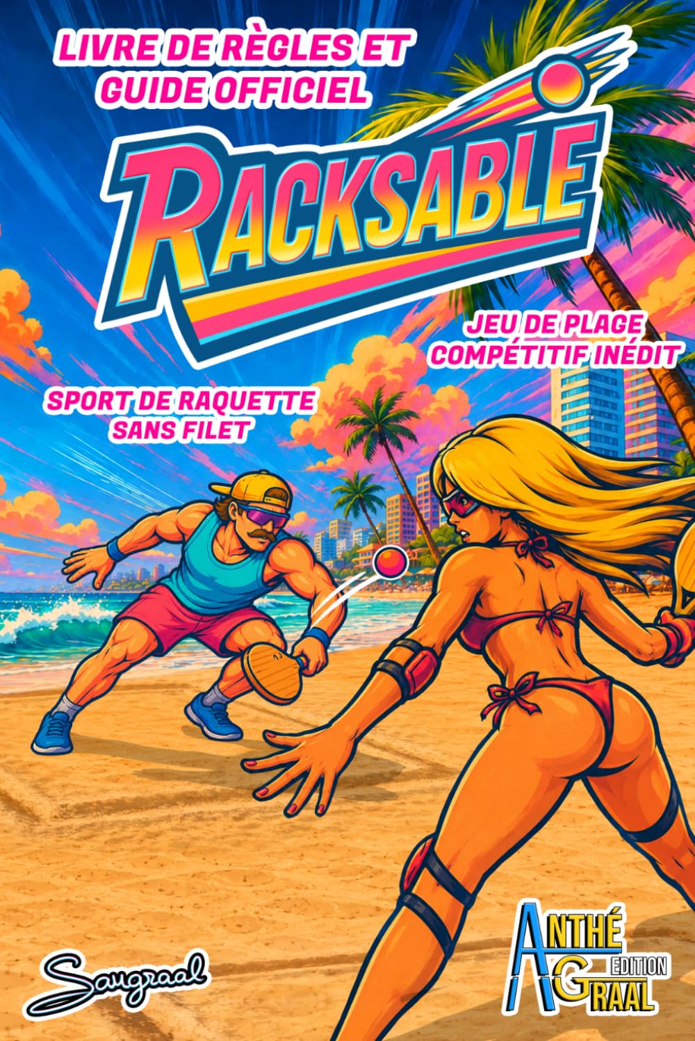 RACKSABLE - Livre de Règles et Guide Officiel - SPORT de PLAGE - Édition 2026 - Le jeu compétitif inédit, jouable sans filet et accessible pour tous !