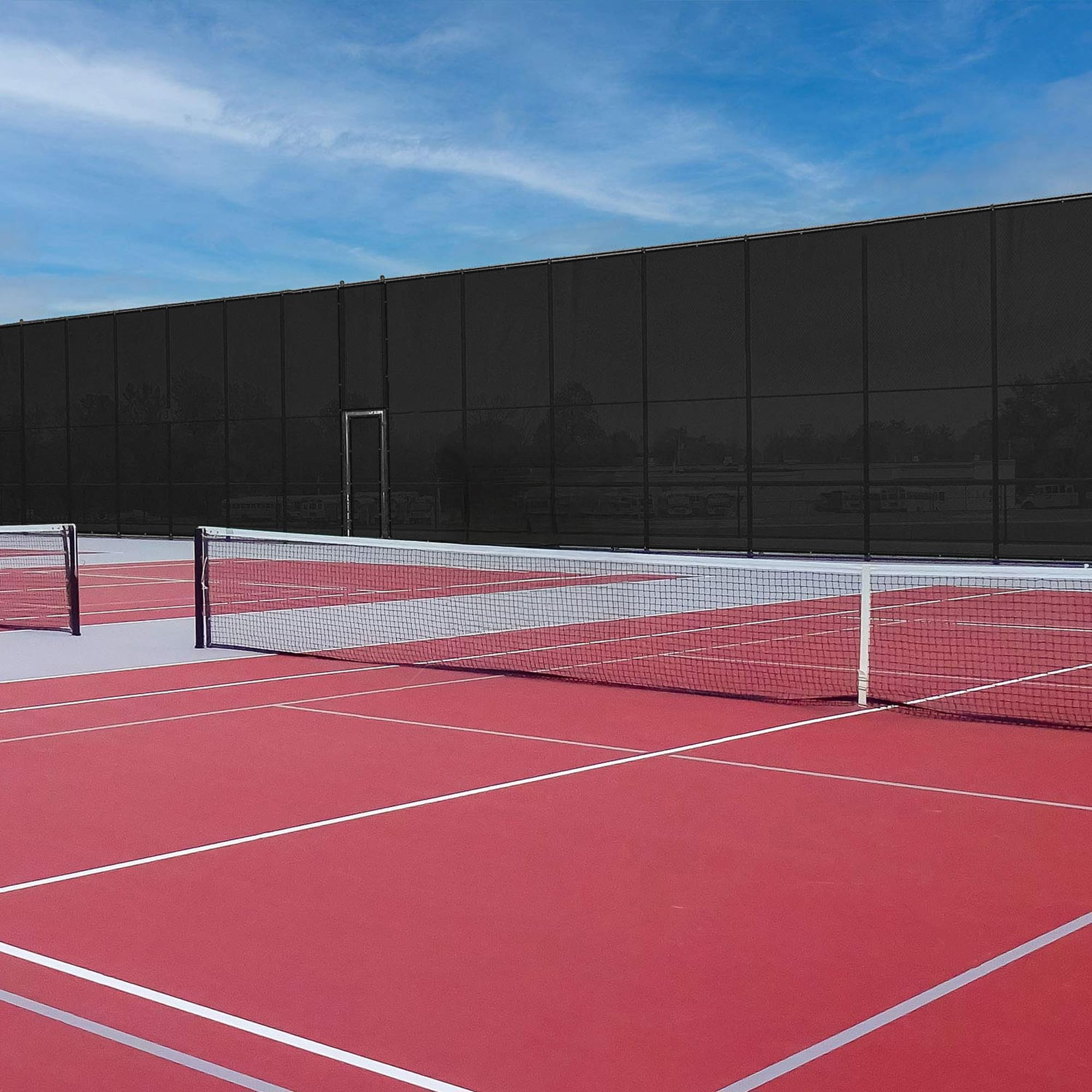 Extreme 98% Blocco Fence Privacy Screen, Carbon Black, 50-ft x 4-ft