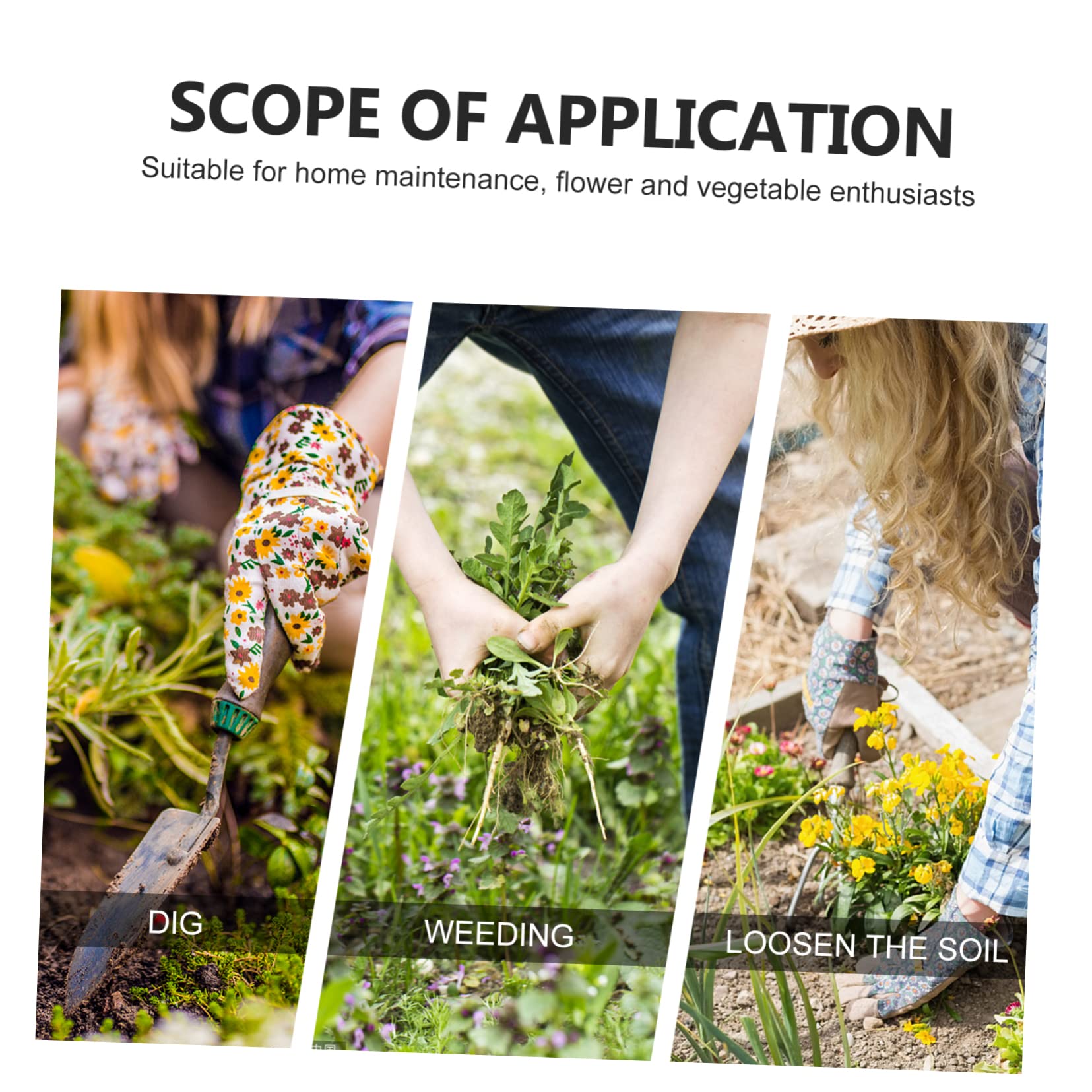 ibasenice 2 Stück Multifunktionsrechen Werkzeug Blumenrechen Pflanzen Gartenerde Rechen Bodenrechen Lockern Gartenrechen Zum Graben Handkultivator Kohlenstoffstahl Green