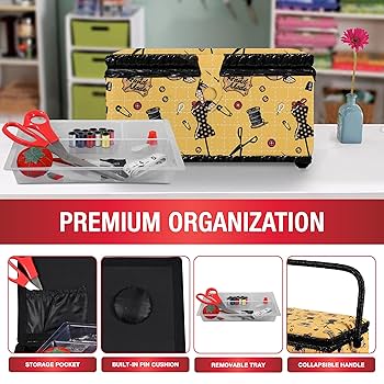 Amazon.com: SINGER Sewing Basket with Sewing Kit Accessories